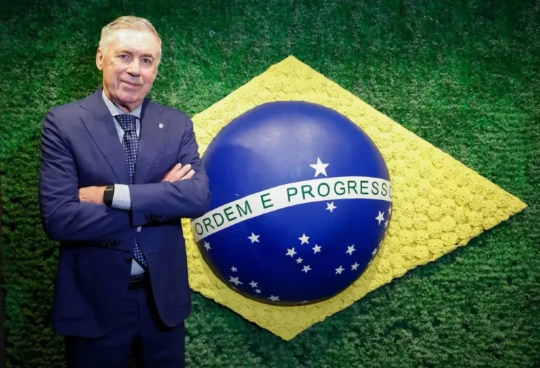 CBF anuncia a renovação de contrato de Carlo Ancelotti com a Seleção Brasileira