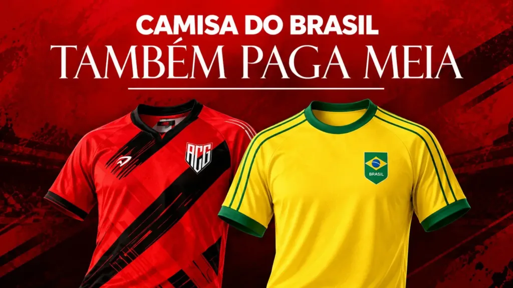 Coincidência? Atlético-GO faz promoção com camisa do Brasil na véspera da eleição